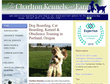 Tablet Screenshot of charltonkennels.com